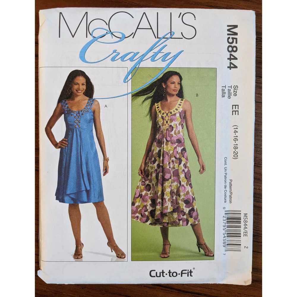 NEW McCalls Pattern 5844 Size 14-20